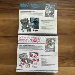 Pokemon Black Bolt and White Flare Elite Trainer Box ETB Set of 2 Sealed - Image 2