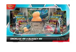 Pokemon Snorlax Ex & Blissey Ex Special Collection Box! Walmart Exclusive, 8Pks - Image 1