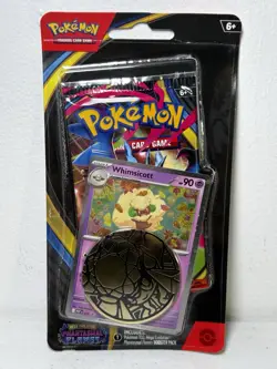 Pokemon Phantasmal Flames Blister - Whimsicott Promo Sealed Booster Pack - Image 1