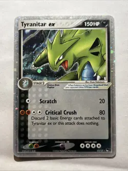 2004 Pokemon Tyranitar EX 17/17 Holo Ultra Rare POP Series 1 - HP - Image 1