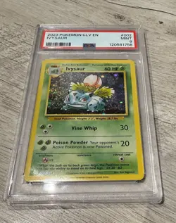 PSA 9 MINT 2023 POKEMON CLV EN #002 IVYSAUR CLASSIC COLLECTION - Image 1