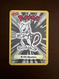 Pokemon Funskool 2004 Mewtwo #150 Non-Holo - DMG - Image 1