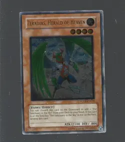 Yugioh Card Zeradias, Herald of Heaven FOTB-EN018 ULTIMATE UNLIMITED - NEAR MINT - Image 1