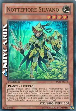 Nottefiore Silvano ☻ Super Rara ☻ LVAL IT018 ☻ YUGIOH ANDYCARDS - Image 1