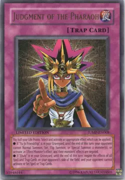 1996 TCG Limited Edition JUDGMENT OF THE PHARAOH HOLO RARE #JUMP-EN008 - Image 1