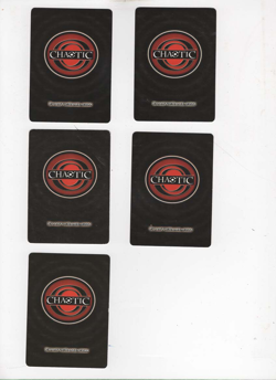 Chaotic lot #212. Lot of 5 Rare M'arrillian creature cards - Image 2