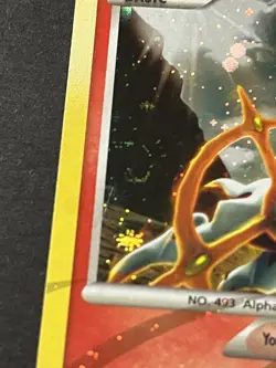 arceus ar3 flame plate pokemon card platinum holo rare - Image 3