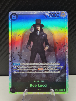 Rob Lucci SR OP03-092 One Piece Card Game Pillars of Strength English - Image 1