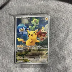 Pokemon Pikachu SVP 027 Sealed Black Star Promo Card - Paldea Evolved ETB - Image 1