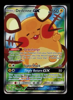 Dedenne GX 195a/214 Unbroken Bonds 2020 Alt Art Holo Pokemon Card TCG - Image 1
