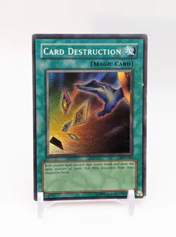 Card Destruction SDY-042 Unlimited Super Rare - Starter Deck Yugi - Holo LP - Image 1