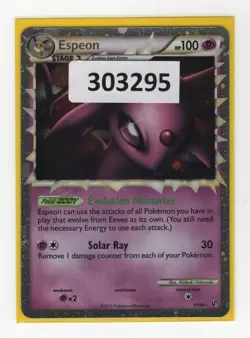 (303295) ESPEON PRIME 81/90 Ultra Rare Holo HGSS Undaunted Pokemon Card - NEW - Image 1