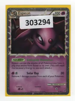 (303294) ESPEON PRIME 81/90 Ultra Rare Holo HGSS Undaunted Pokemon Card - NEW - Image 1