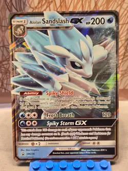 Alolan Sandslash GX SM236 Black Star Promo Holo Ultra Rare Pokemon Card NM - Image 1