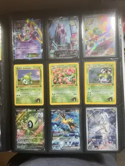 Entire Binder Pokemon Card Collection Lot Holos Full Arts Hits Vintage Wotc More - Image 1