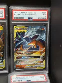 Chinese Tag Team Pokemo Cards Lot PSA 9 Mew Mewtwo Raichu Charizard Venusaur - Image 3