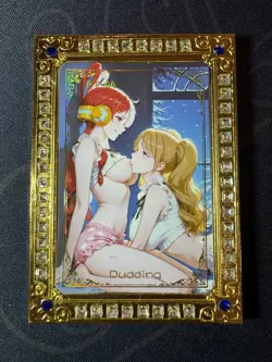 Goddess Sexy Uta Diamond Card Metal Waifu Doujin Numbered One Piece - Image 1