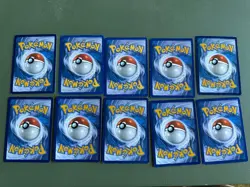 Pokemon Vulpix Card Lot Of 10 Commons Reverse Holos Mega Evolution Etc. - Image 2