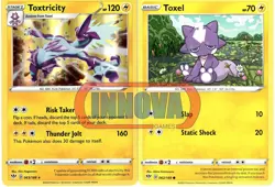 Toxtricity 063/189 Darkness Ablaze - Pokemon 2 Card Set- Foil Stage 1 Low Key - Image 1