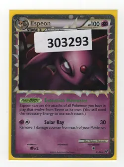 (303293) ESPEON PRIME 81/90 Ultra Rare Holo HGSS Undaunted Pokemon Card - NEW - Image 1