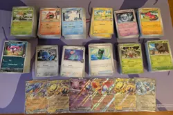 Pokemon TCG Destined Rivals Bulk Lot Over 650 Cards W/ Mewtwo EX! - Image 1