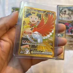 Pokemon TCG Destined Rivals Lot Ethan's Ho-Oh EX Card 239/182 Gold Hyper Rare - Image 3