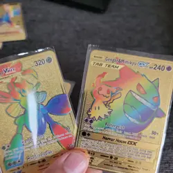 Lot of 6 Metal Pokemon Cards - Gold Foil - Charizard, Blastoise, Scizor VMAX - Image 5