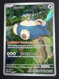 Pokemon Card Snorlax SVP EN 051 Scarlet & Violet 151 Promo Holo - Image 1