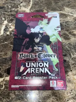 Black Clover - Union Arena Card Game: Sleaved Booster Pack New - Image 1