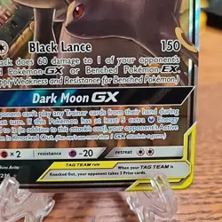 Pokemon TCG Umbreon & Darkrai GX Holo Card 125/236 Sm-Unified Minds Tag Team - Image 5