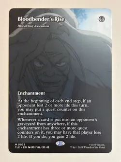 Bloodbender’s Rise/Bloodchief Ascension (Borderless) TLE Avatar: TLA - MTG - Image 1
