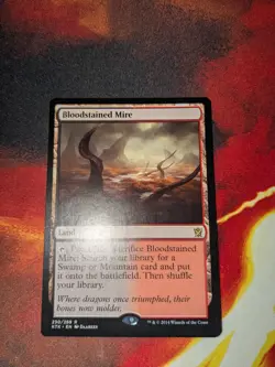 Bloodstained Mire - NM - Khans of Tarkir KTK - MTG - Image 2