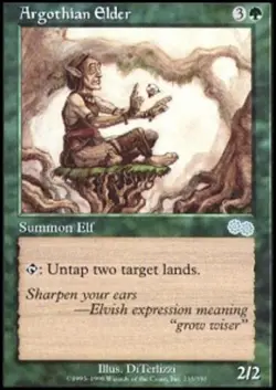 Argothian Elder NM, English MTG Urza's Saga - Image 1
