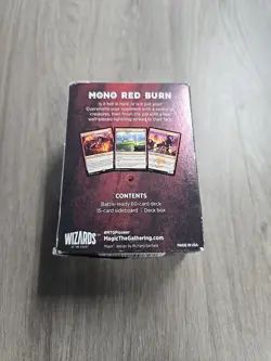 WOTC MTG Challenger Deck Mono Red Burn NEW SEALED 195166115207 - Image 2
