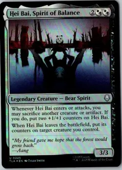 MTG, Hei Bai, Spirit of Balance NM Foil Avatar The Last Airbender - Image 1