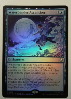 Waterbender Ascension *FOIL Rare* Magic MtG x1 Avatar: The Last Airbender - Image 1