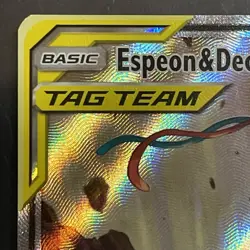 Pokemon TCG Espeon Deoxys GX SM240 Black Star Promo Card Near Mint Condition NM - Image 3