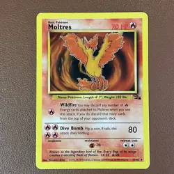 Moltres 30/110, 1999 Legendary Collection Pokemon Rare - Non Holo - Image 1