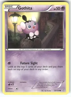 Gothita Dragons Exalted Common Pokemon Moderately played - Image 1