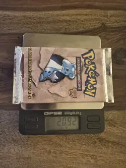 Pokemon Fossil 1st Edition Booster Pack Englisch Sealed WOTC Lapras Artwork 1999 - Image 1