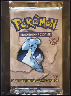 Pokemon Fossil 1st Edition Booster Pack Englisch Sealed WOTC Lapras Artwork 1999 - Image 4