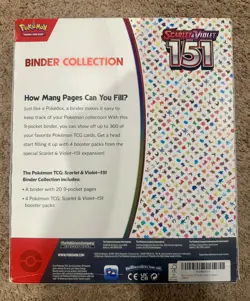 Pokemon TCG 151 Binder Collection Brand New Unopened - Image 4