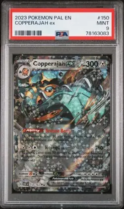 2023 Pokemon Paldea Evolved Copperajah ex PSA 9 MINT #150 Double Rare - Image 1