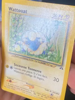 CARTE POKEMON WATTOUAT 58/75 FR COMMUNE NEO DISCOVERY - TBE - Image 3