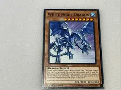 Yu-Gi-Oh! White Night Dragon Common SR02-EN011 Lightly Played 1st Ed. FREE SH - Image 1