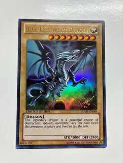 Yugioh Blue-Eyes White Dragon JUMP-EN068 Ultra Rare Limited Edition NM - Image 1