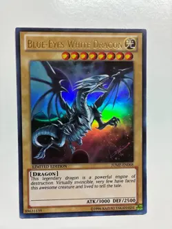 Yugioh Blue-Eyes White Dragon JUMP-EN068 Ultra Rare Limited Edition NM - Image 3
