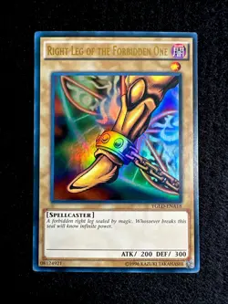 YUGIOH • RIGHT LEG OF THE FORBIDDEN ONE • ULTRA RARE • YGLD-ENA18 • NEART MINT - Image 1