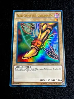 YUGIOH • RIGHT LEG OF THE FORBIDDEN ONE • ULTRA RARE • YGLD-ENA18 • NEART MINT - Image 2
