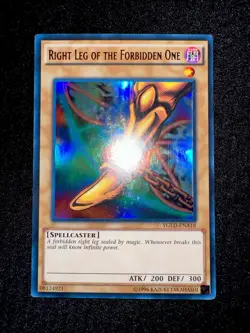 YUGIOH • RIGHT LEG OF THE FORBIDDEN ONE • ULTRA RARE • YGLD-ENA18 • NEART MINT - Image 4
